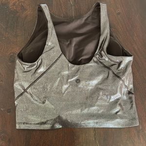 Lululemon metallic sports bra